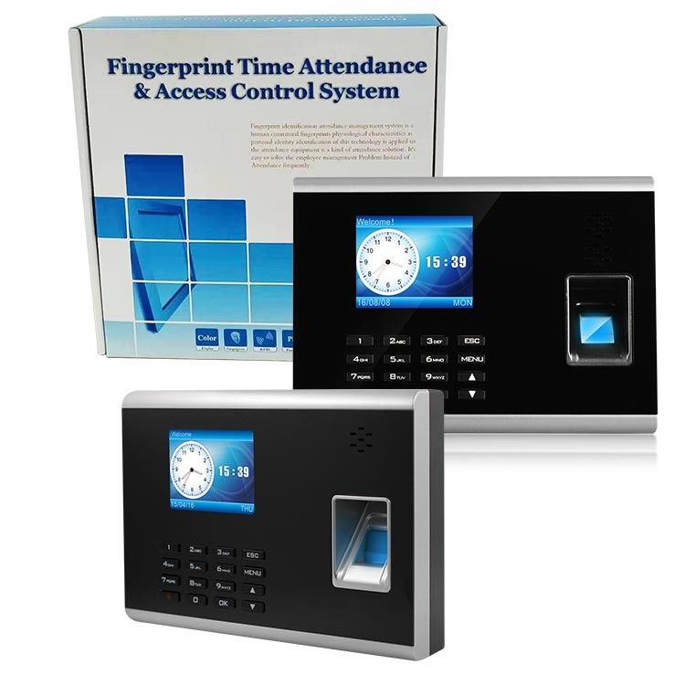 Δακτυλικό αποτύπωμα 2,8 καρτών RFID ψηφιακή μηχανή συμμετοχής ίντσας TFT