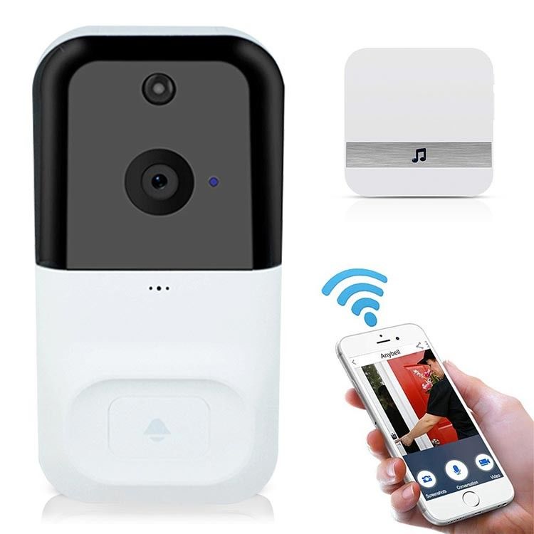 Άσπρη εγχώρια έξυπνη 5V δύναμη 2.5mm ασύρματη κάμερα Doorbell