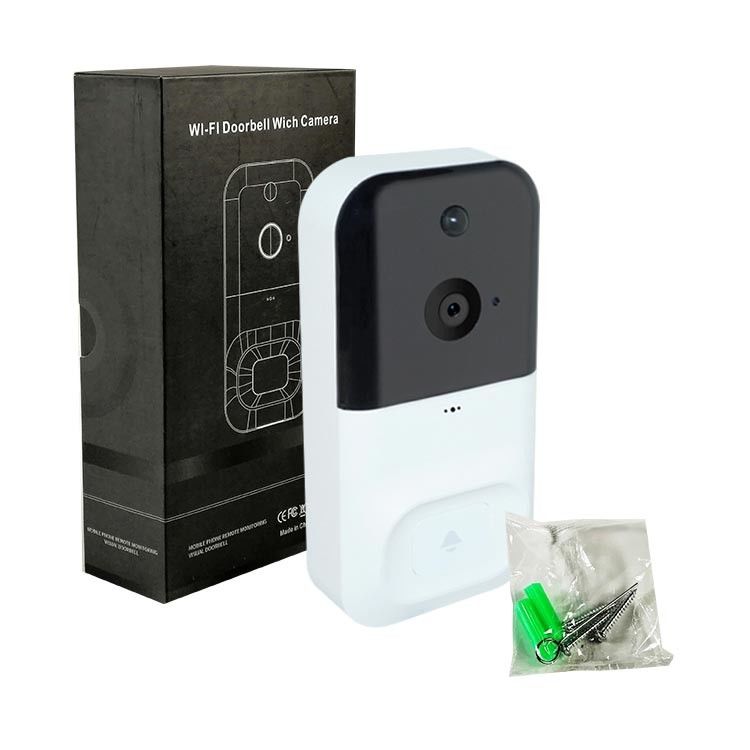 1080P ασύρματη Doorbell κάμερα νυχτερινής όρασης 128GB με την οθόνη