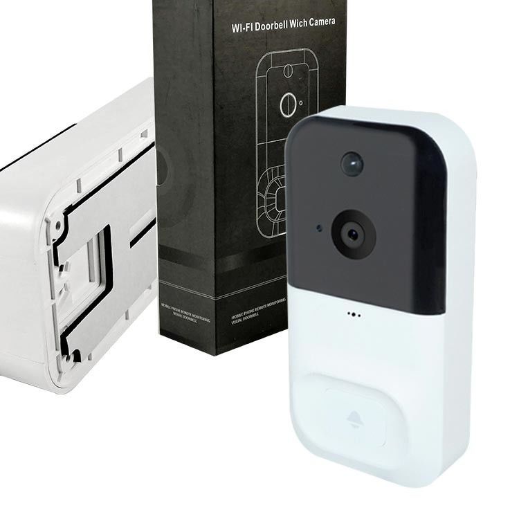 1080P ασύρματη Doorbell κάμερα νυχτερινής όρασης 128GB με την οθόνη