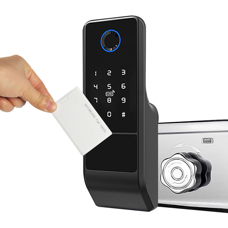 Tuya Wifi APP βιομετρική δακτυλικών αποτυπωμάτων έξυπνη πορτών κλειδαριών δακτυλικών αποτυπωμάτων πορτών κλειδαριά Keyless λαβών ψηφιακή