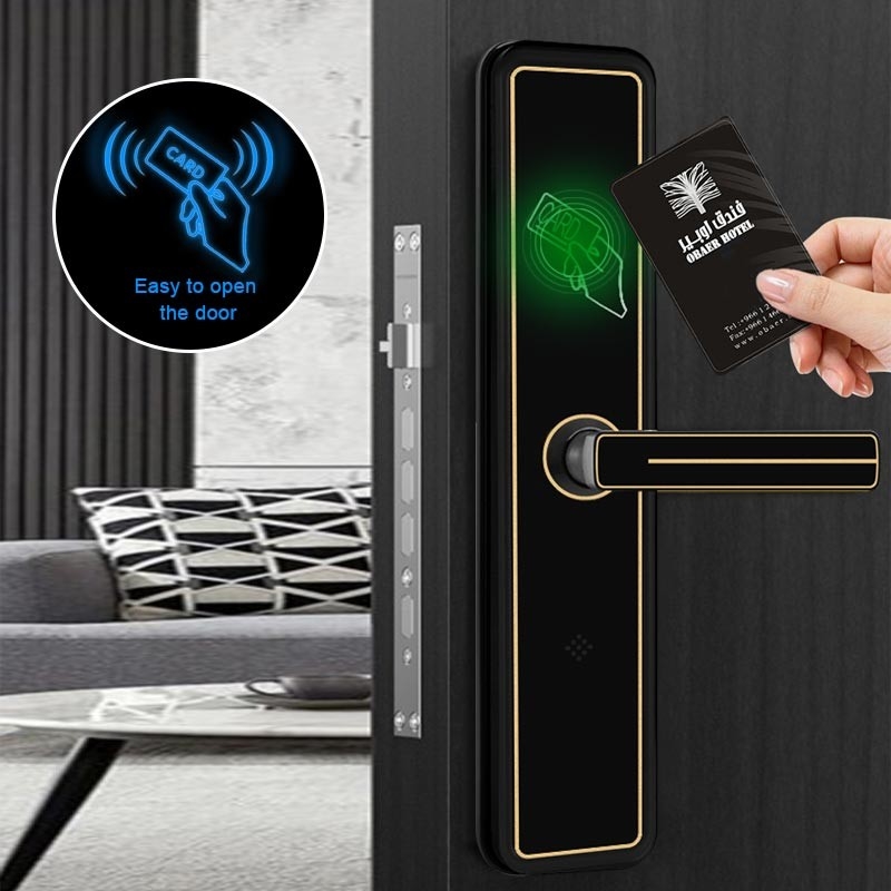 Έξυπνο κράμα αλουμινίου κλειδαριών δωματίου ξενοδοχείου κλειδαριών πορτών καρτών ισχυρών κτυπημάτων RFID για το ξενοδοχείο