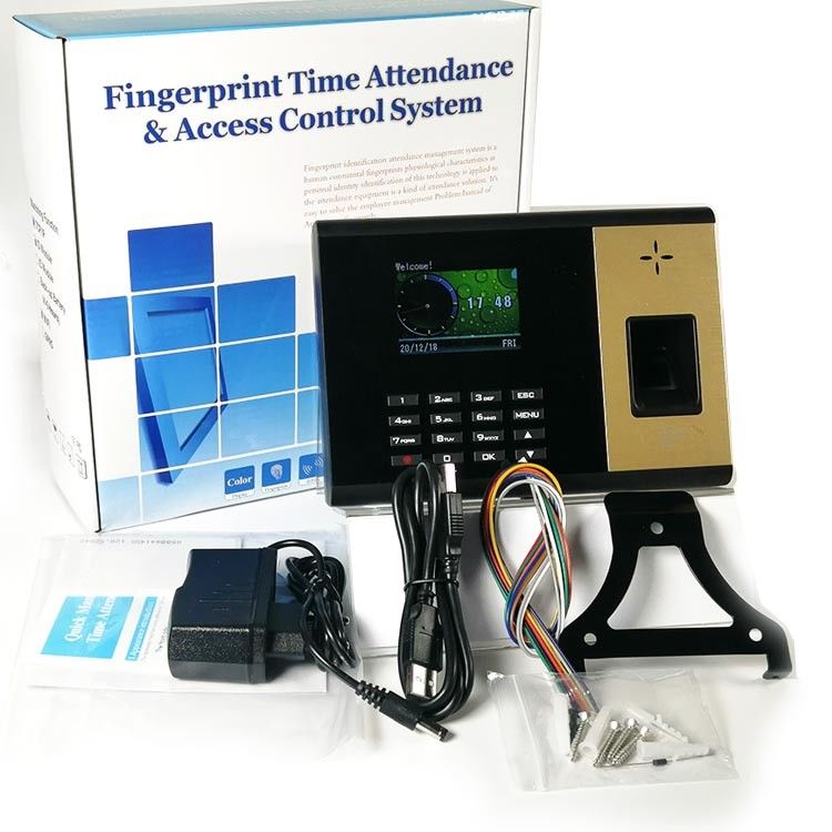 Μηχανή συμμετοχής δακτυλικών αποτυπωμάτων TCP IP Ethernet υπαλλήλων SMS