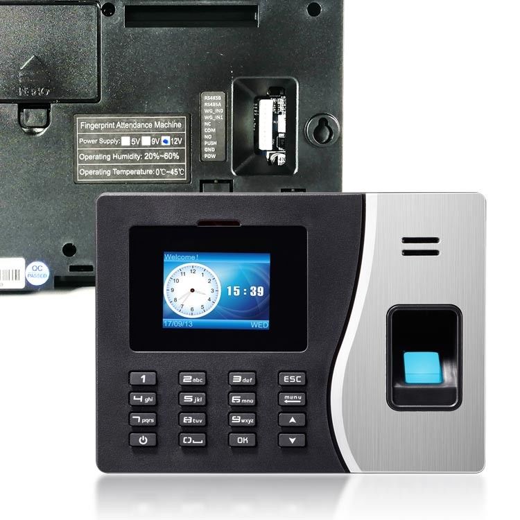 Σύστημα χρονικής συμμετοχής δακτυλικών αποτυπωμάτων κωδικού πρόσβασης 9V LCD καρτών