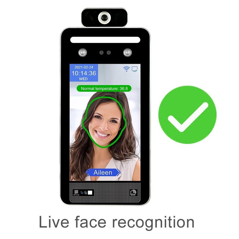 Ψηφιακός Scaricare συστημάτων θερμοκρασίας αναγνώρισης προσώπου κώδικα πιστοποιητικών υγείας της Ιταλίας πράσινος ανιχνευτής περασμάτων της ΕΕ