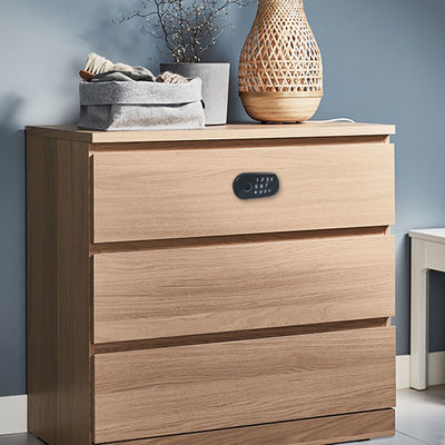 Ηλεκτρικό βιομετρικό δακτυλικό αποτύπωμα κωδικού πρόσβασης καρτών κλειδαριών RFID Tuya έξυπνο για το συρτάρι γραφείου