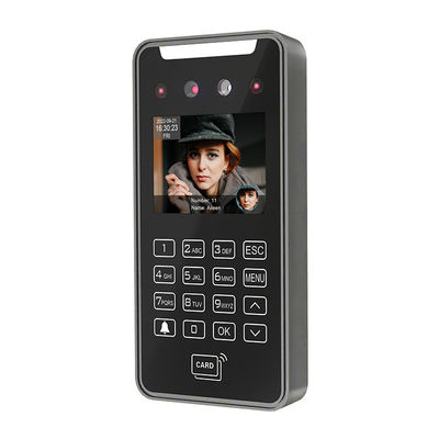 2.8" Σύστημα ελέγχου πρόσβασης αναγνώρισης προσώπου Παρακολούθηση σε πραγματικό χρόνο