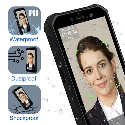 Φορητό Σύστημα Παρακολούθησης Χρόνου Android Βιομετρικό Τερματικό Αναγνώρισης Προσώπου