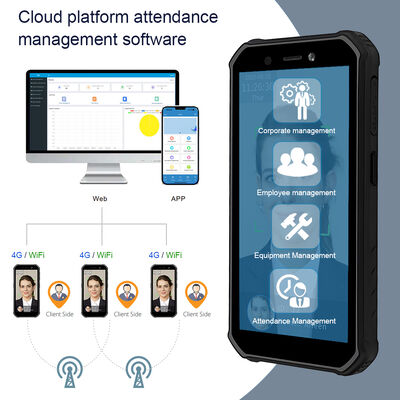 Φορητό Σύστημα Παρακολούθησης Χρόνου Android Βιομετρικό Τερματικό Αναγνώρισης Προσώπου