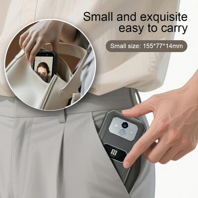 Φορητό Σύστημα Παρακολούθησης Χρόνου Android Βιομετρικό Τερματικό Αναγνώρισης Προσώπου