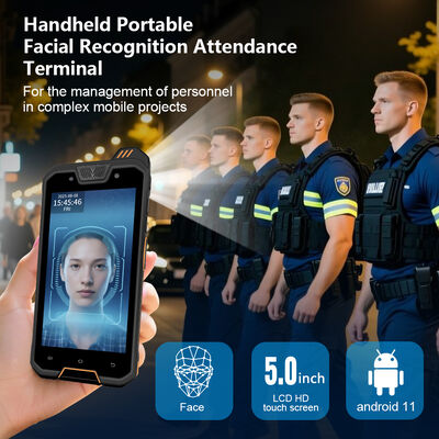 Φορητή Συσκευή Αναγνώρισης Προσώπου με GPS, NFC, σαρωτή κωδικών QR και ανθεκτικό σχεδιασμό IP68 για κινητή παρουσία