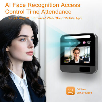 Η συσκευή ελέγχου πρόσβασης με βάση την AI Smart RFID Card Time Attendance Face με Wi-Fi / 4G Module