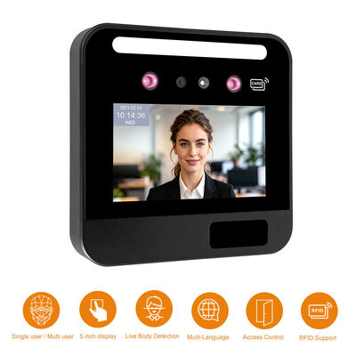 Η συσκευή ελέγχου πρόσβασης με βάση την AI Smart RFID Card Time Attendance Face με Wi-Fi / 4G Module