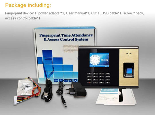 Κάρτα GPRS SIM σύστημα χρονικής συμμετοχής Thumbprint 2,8 ίντσας