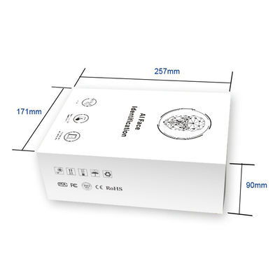 Υπαίθριος αναγνώστης ελέγχου προσπέλασης μηχανών συμμετοχής αναγνώρισης προσώπου ορατού φωτός ζωντανός