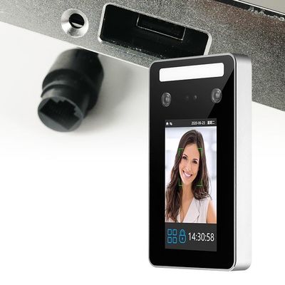 Υπαίθριος αναγνώστης ελέγχου προσπέλασης μηχανών συμμετοχής αναγνώρισης προσώπου ορατού φωτός ζωντανός