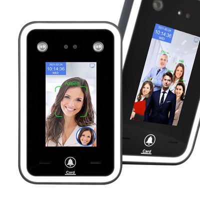 Έξυπνο AI βιομετρική μηχανή συμμετοχής συστημάτων ελέγχου προσπέλασης ανίχνευσης προσώπου 4,3 ίντσας