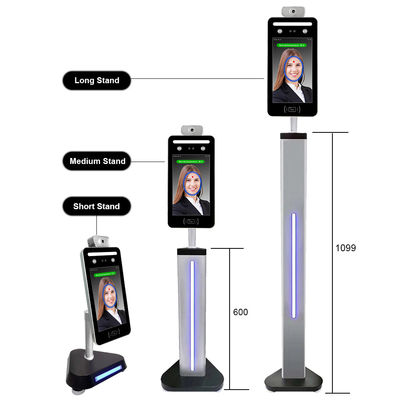 Συσκευή ελέγχου προσπέλασης αναγνώρισης προσώπου ανίχνευσης θερμοκρασίας κώδικα WIFI λογισμικού QR Ιστού