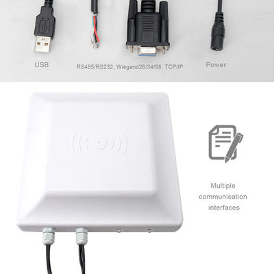 Χτισμένος ενσωματωμένη στη UHF κεραία 6~10m UHF RFID 868mhz αναγνώστης μακροχρόνιας σειράς