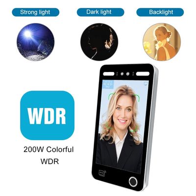 Βιομετρικό δακτυλικών αποτυπωμάτων σύστημα ελέγχου προσπέλασης αναγνώρισης AI του προσώπου για τη συμμετοχή