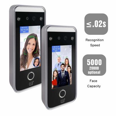 Ψηλό δακτυλικό αποτύπωμα RS485 καρτών ολοκληρωμένου κυκλώματος μηχανών χρονικής συμμετοχής στάσεων βιομετρικό